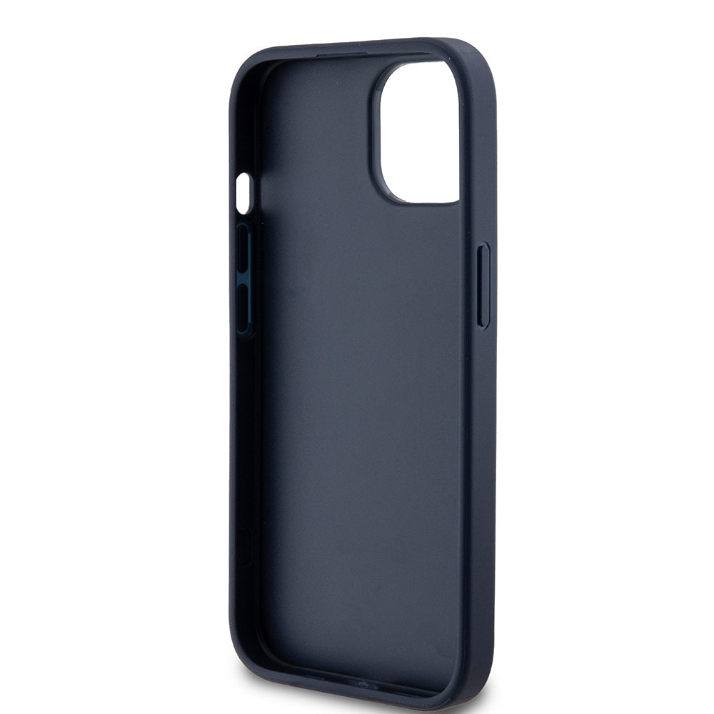 Husa pentru Apple iPhone 15, Guess, 4G Triangle Logo, Albastra