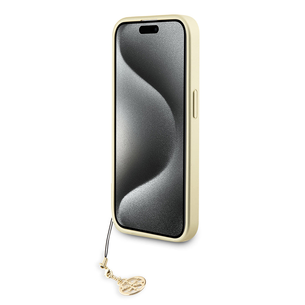 Husa pentru Apple iPhone 15 Pro Max, Guess, 4G Charm, Gri