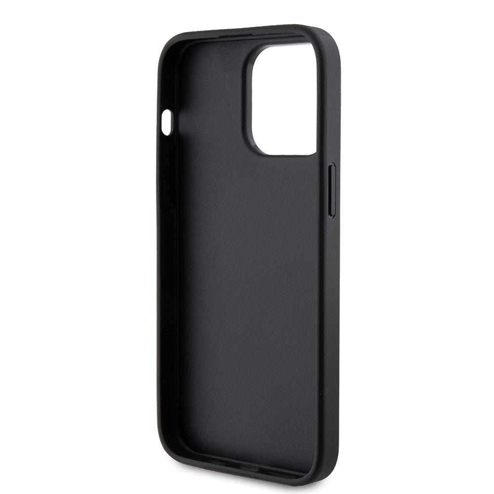 Husa pentru Apple iPhone 15 Pro Max, Guess, 4G Metal Gold Logo, Gri