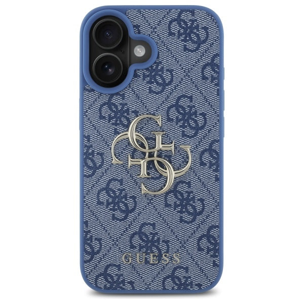 Husa pentru Apple iPhone 16, Guess, 4G Big Logo, Albastra