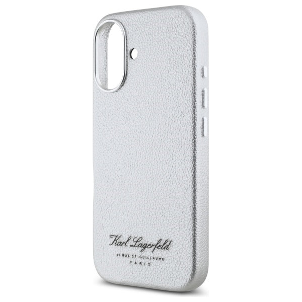 Husa pentru Apple iPhone 16, Karl Lagerfeld, RSG, Gri