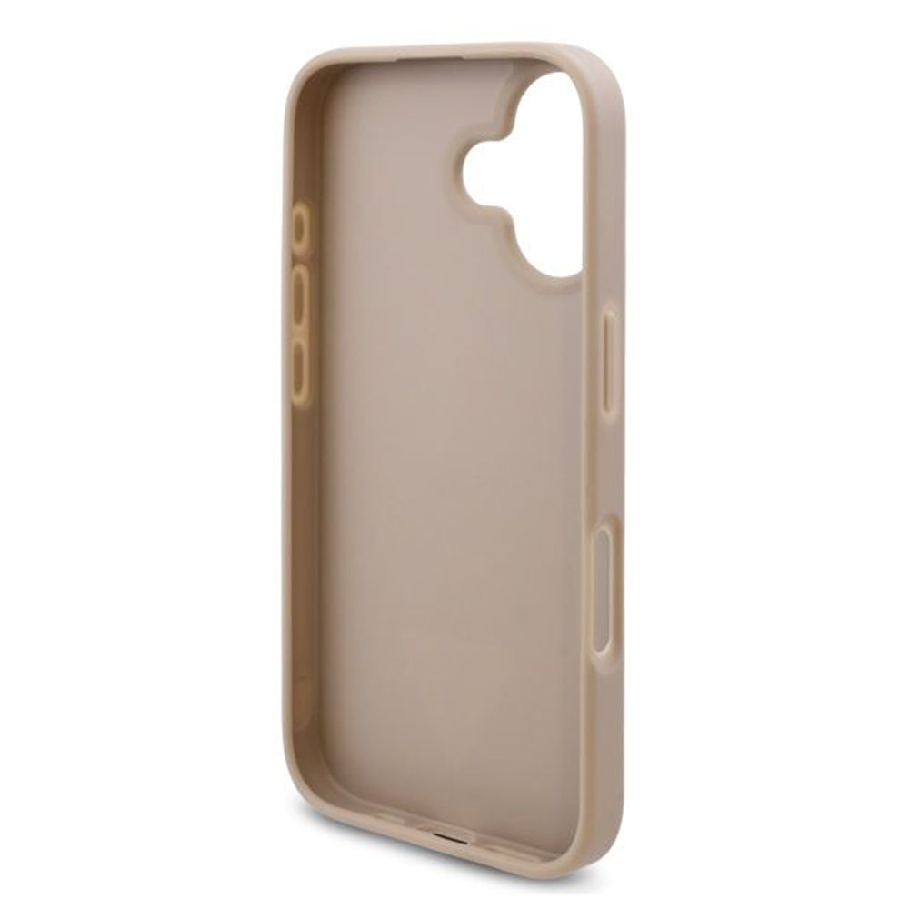 Husa pentru Apple iPhone 16 Plus, Guess, 4G Triangle Logo, Alba
