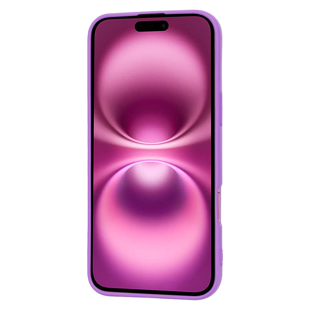 Husa pentru Apple iPhone 16 Plus, Techsuit, SoftFlex, Mov