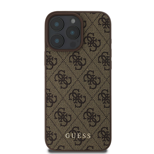 Husa pentru Apple iPhone 16 Pro, Guess, 4G Classic, Neagra
