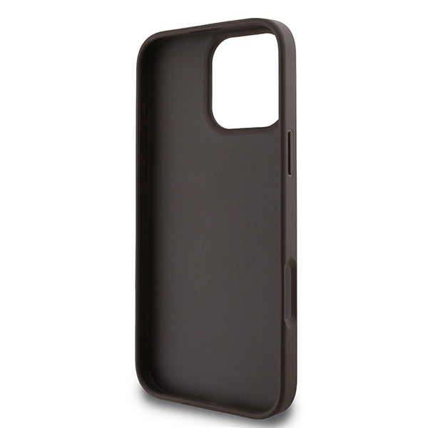 Husa pentru Apple iPhone 16 Pro, Guess, 4G Classic, Roz