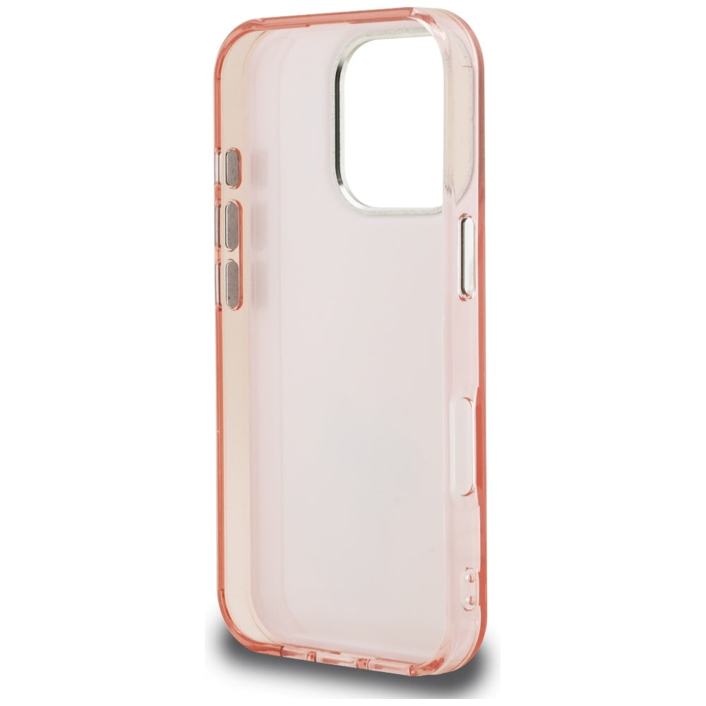 Husa pentru Apple iPhone 16 Pro, Karl Lagerfeld, IML Aquarelle Logo Choupette, Roz