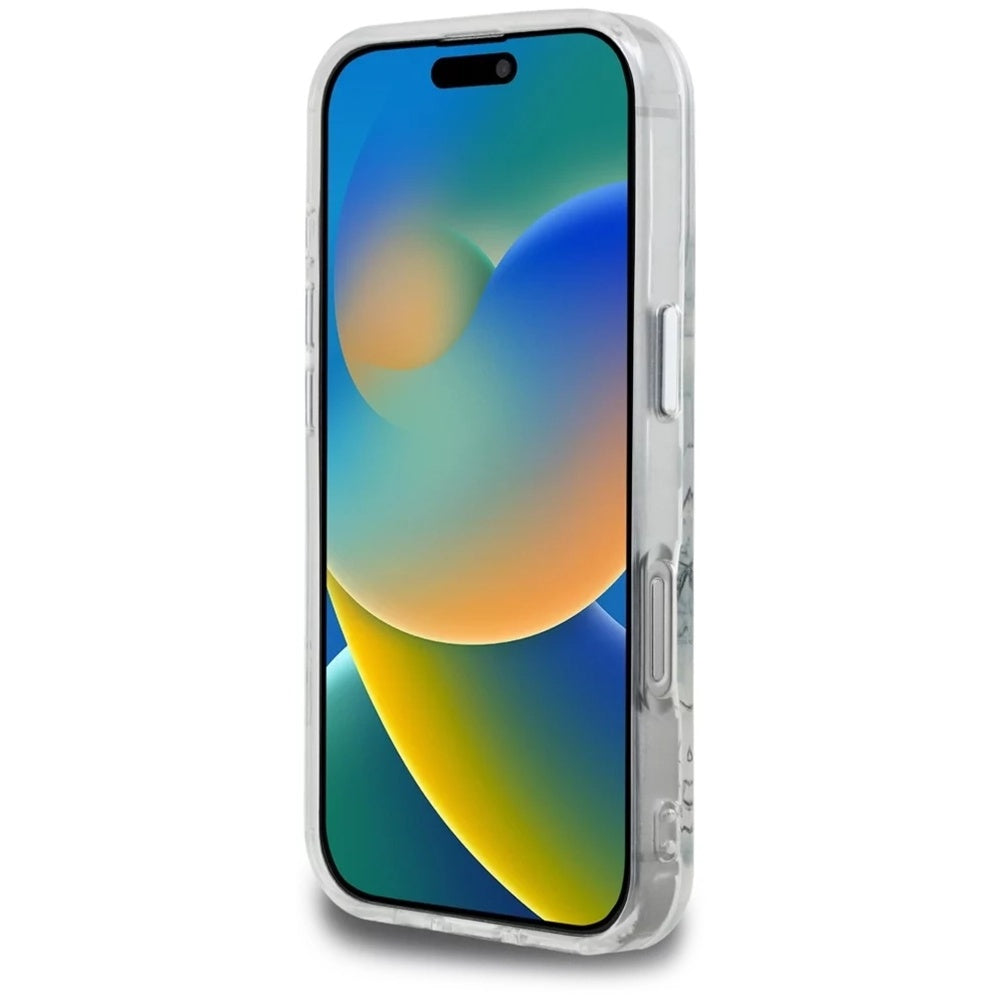 Husa pentru Apple iPhone 16 Pro Max, Karl Lagerfeld, IML Sketched Graphic Logo, Transparenta