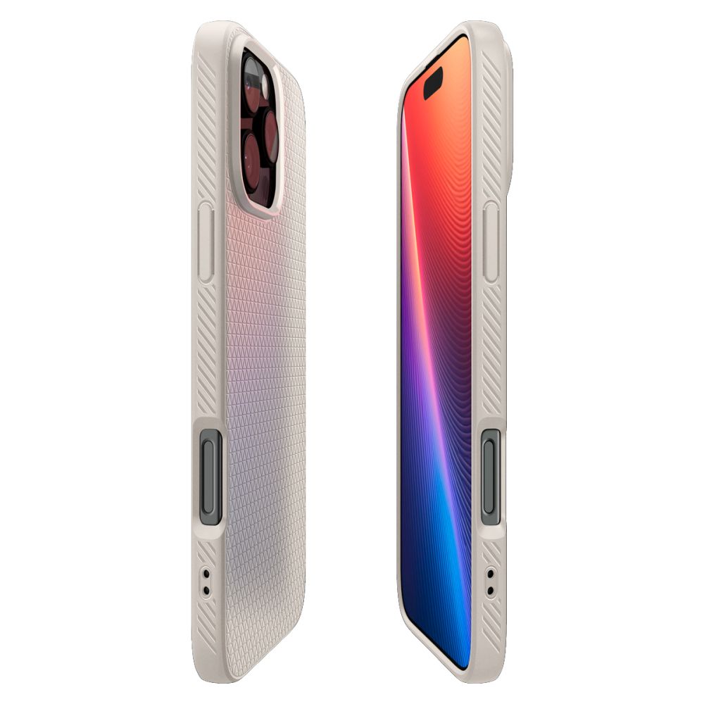 Husa pentru Apple iPhone 16 Pro Max, Spigen, Liquid Air, Bej