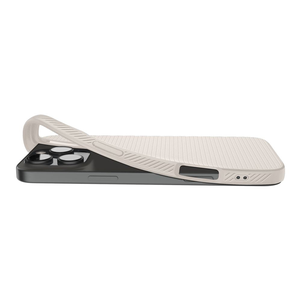 Husa pentru Apple iPhone 16 Pro Max, Spigen, Liquid Air, Bej