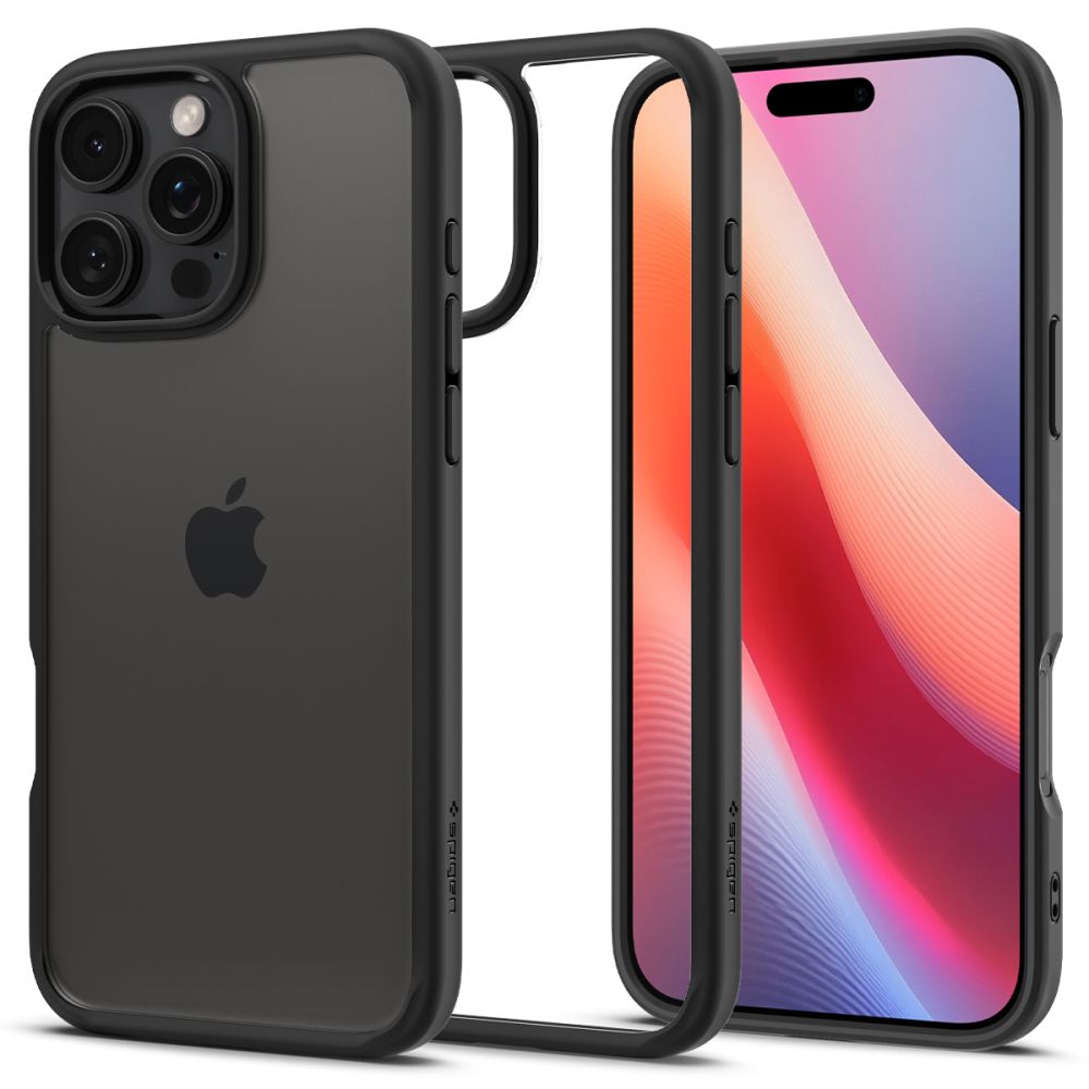 Husa pentru Apple iPhone 16 Pro Max, Spigen, Ultra Hybrid, Neagra Mata ACS07996