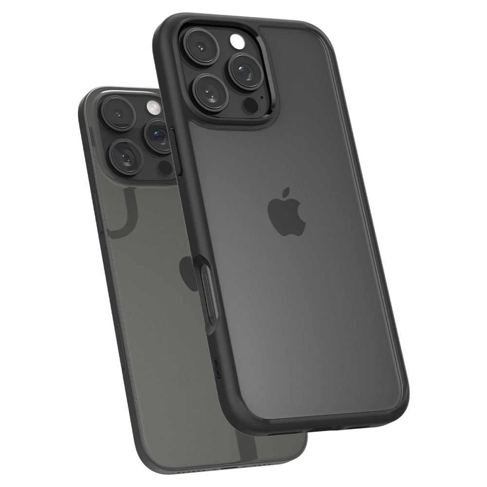 Husa pentru Apple iPhone 16 Pro Max, Spigen, Ultra Hybrid, Neagra Mata ACS07996