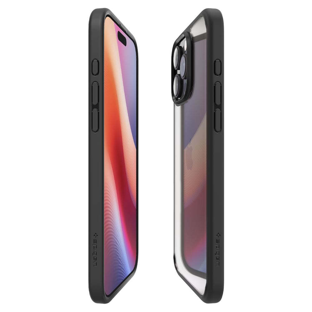 Husa pentru Apple iPhone 16 Pro Max, Spigen, Ultra Hybrid, Neagra Mata ACS07996