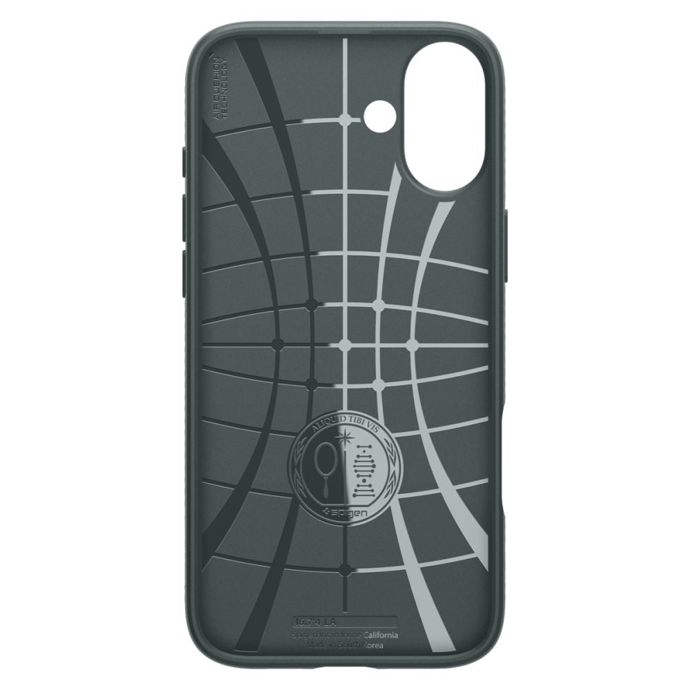 Husa pentru Apple iPhone 16, Spigen, Liquid Air, Verde ACS08196