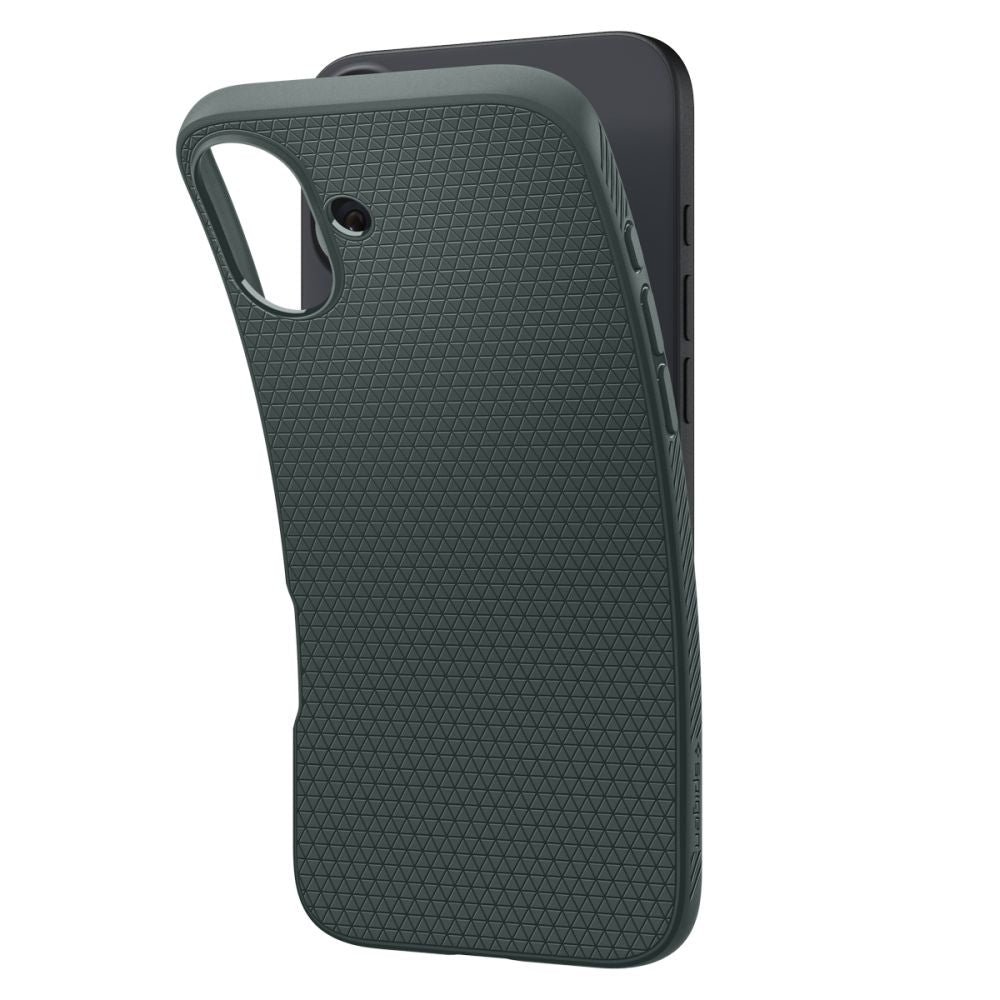 Husa pentru Apple iPhone 16, Spigen, Liquid Air, Verde ACS08196