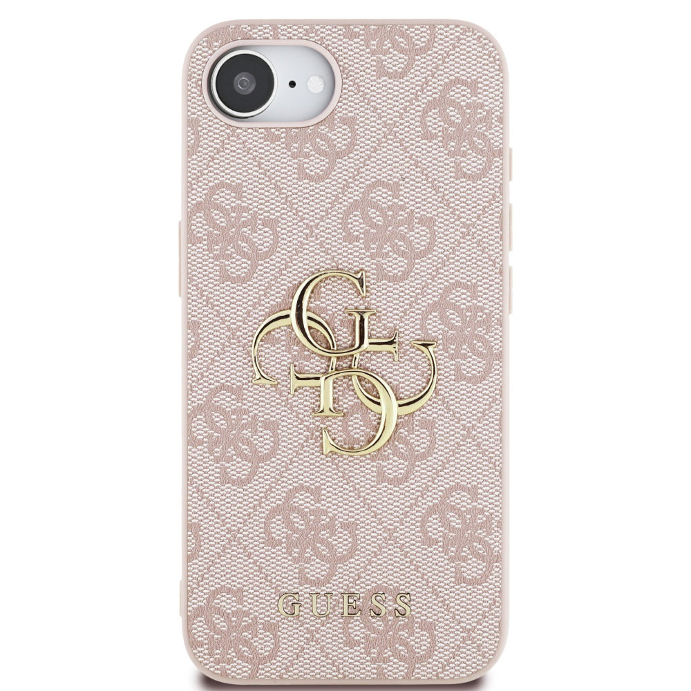Husa pentru Apple iPhone 17e / 16e, Guess, 4G Big Logo, Roz