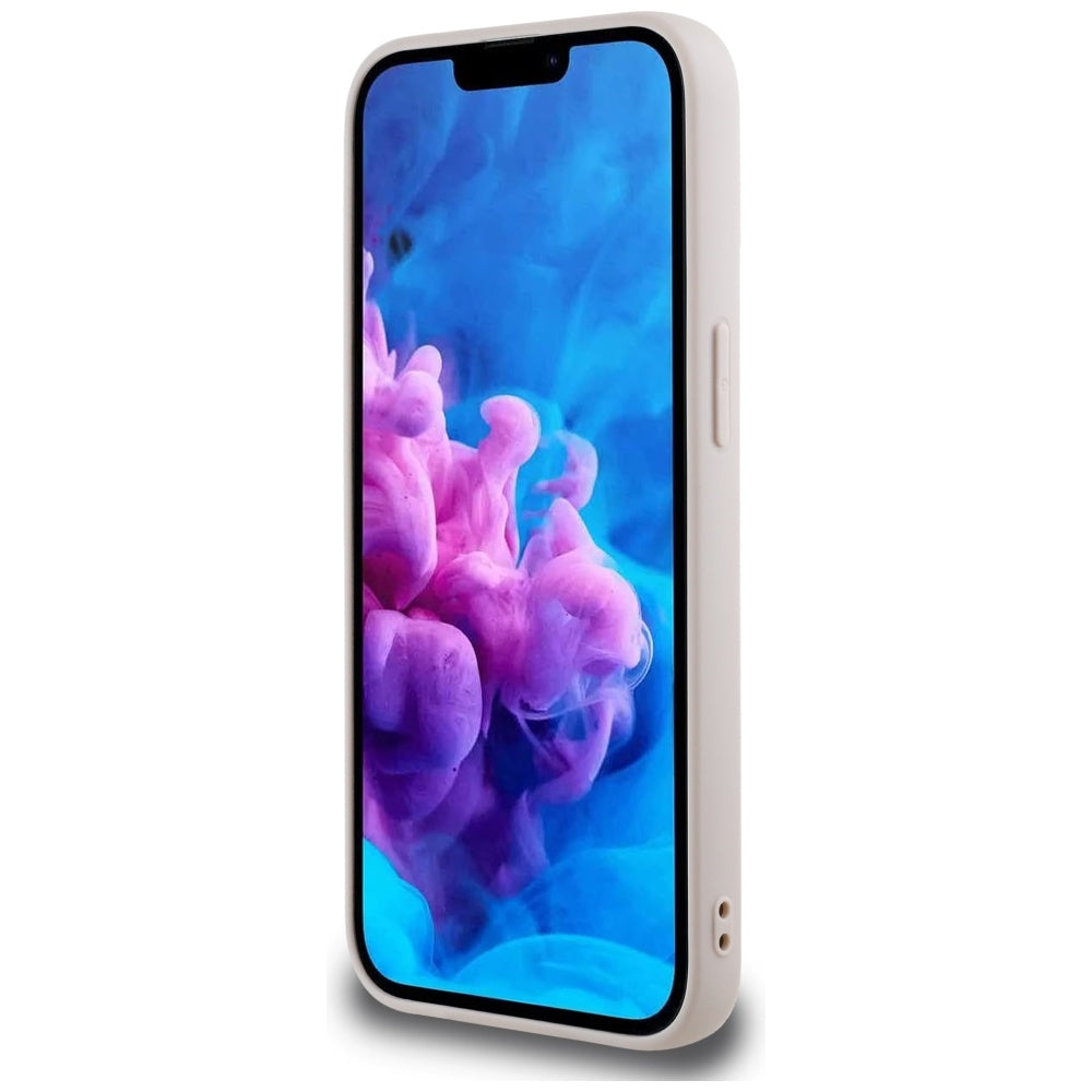 Husa pentru Apple iPhone 17e / 16e, Guess, Fixed Glitter Big 4G, Roz