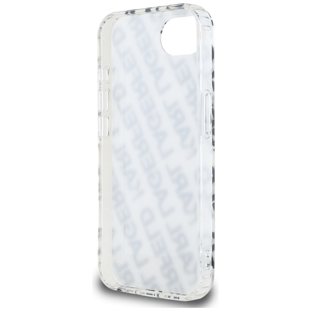 Husa pentru Apple iPhone 17e / 16e, Karl Lagerfeld, IML Luxury Gold Fullover Logo, Aurie