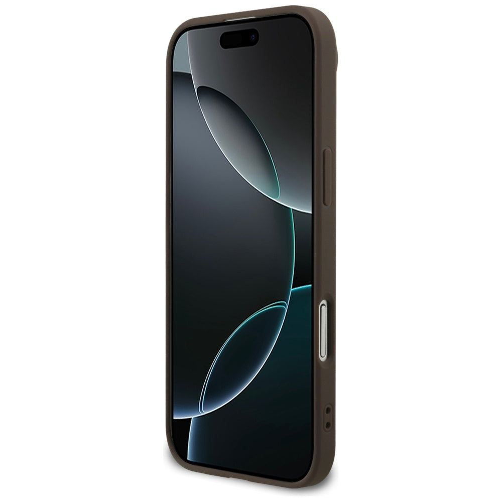 Husa pentru Apple iPhone 17 Air, Guess, 4G Big Logo, Maro
