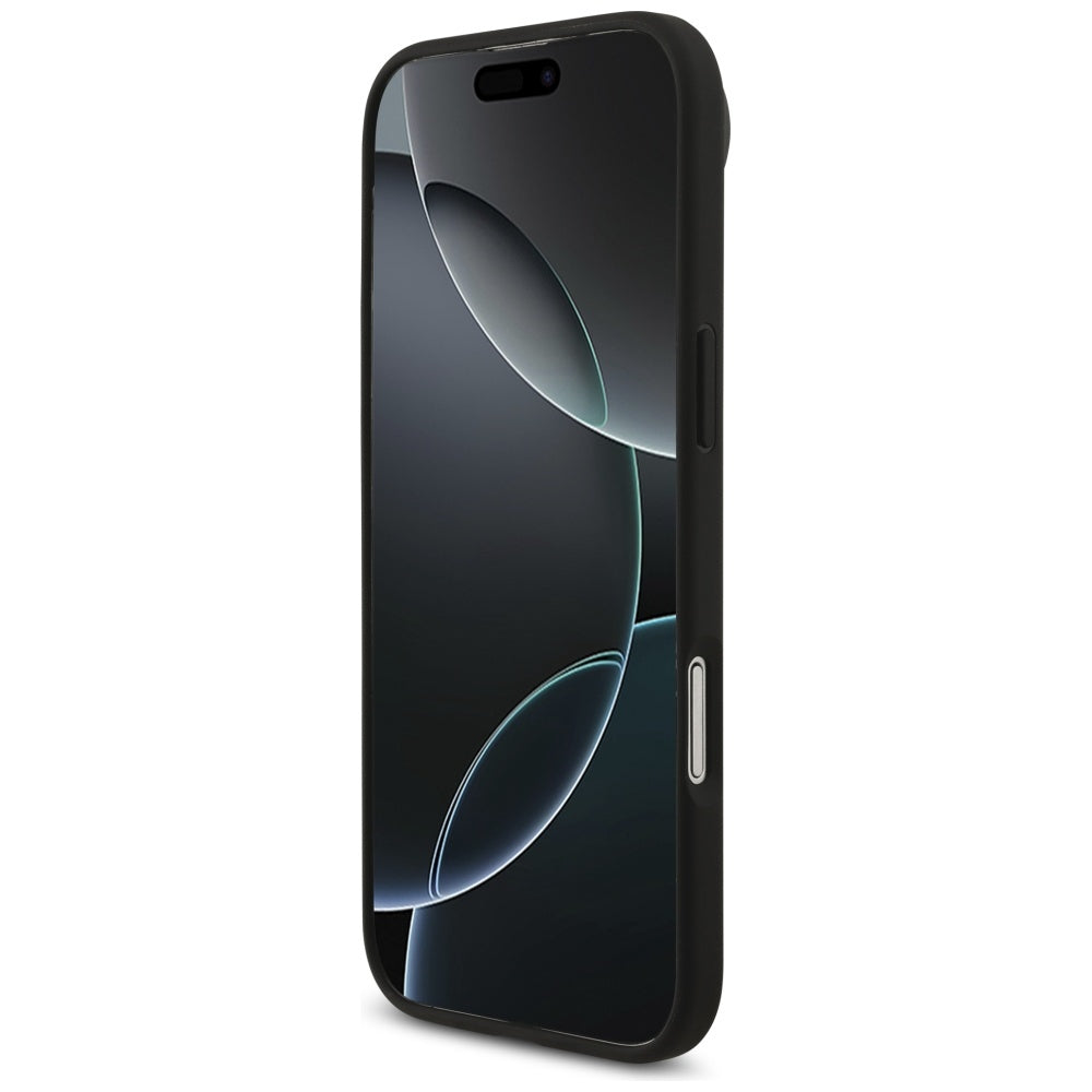 Husa pentru Apple iPhone 17 Air, Guess, 4G Grained Big and Classic Logo, Neagra