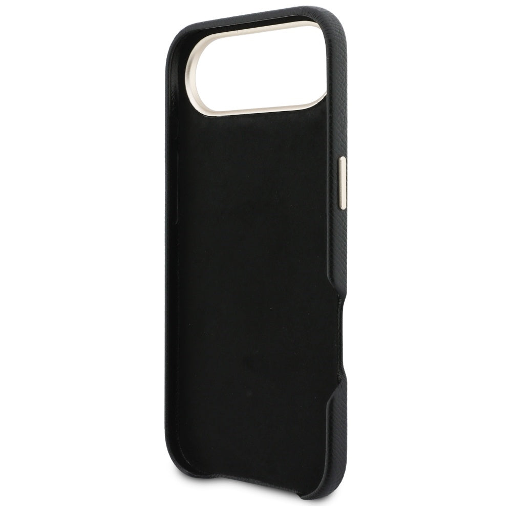Husa pentru Apple iPhone 17 Air, Guess, Resin Logo, Neagra