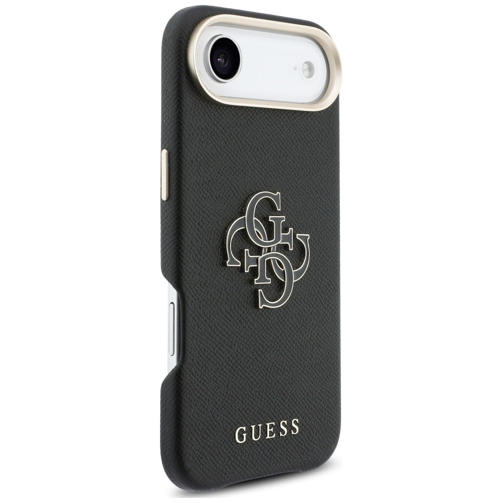 Husa pentru Apple iPhone 17 Air, Guess, Resin Logo, Neagra