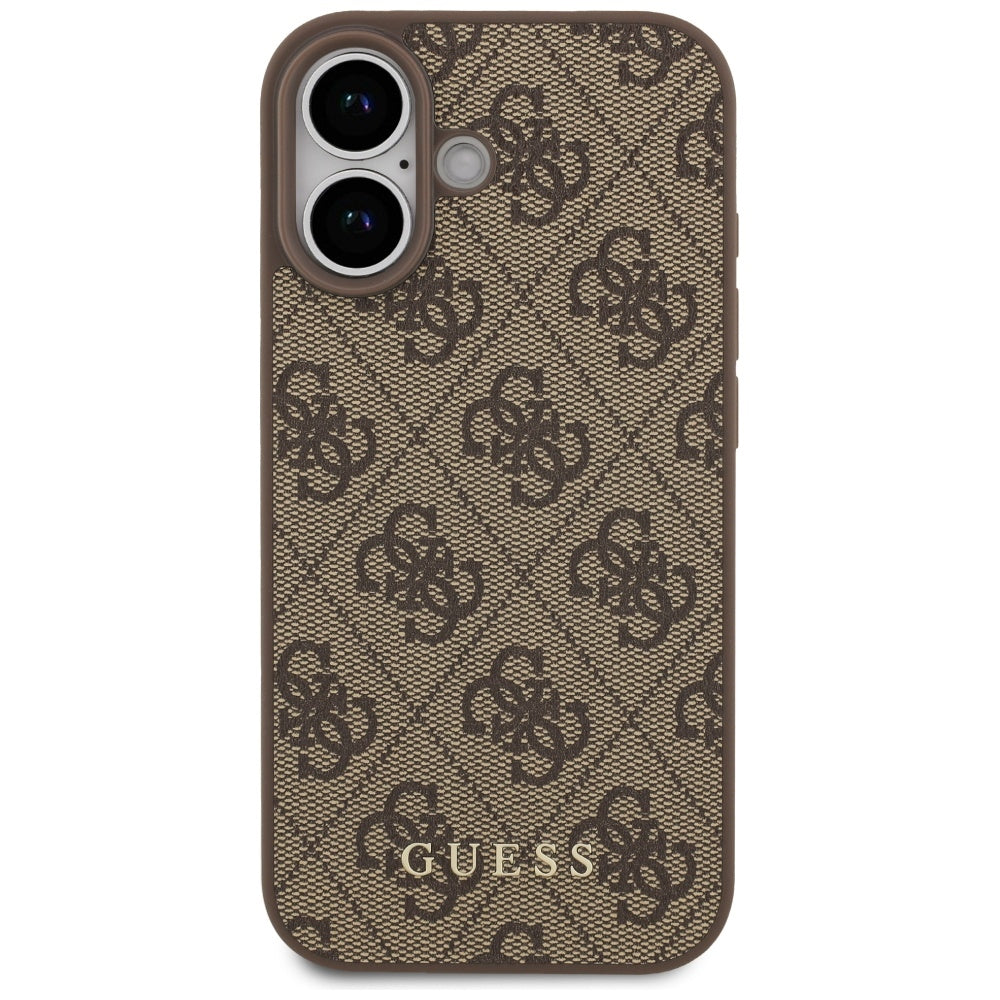 Husa pentru Apple iPhone 17, Guess, 4G Classic, Maro
