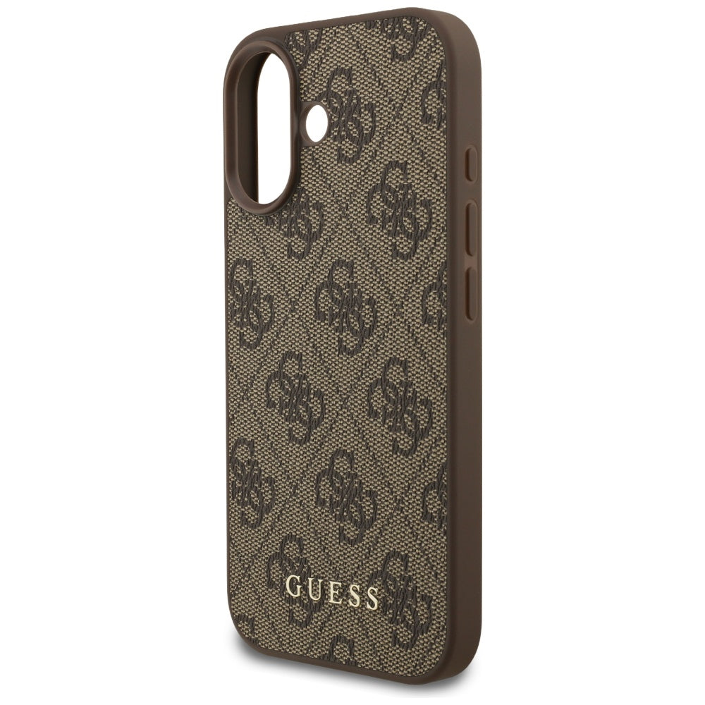Husa pentru Apple iPhone 17, Guess, 4G Classic, Maro