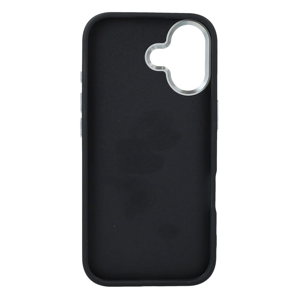 Husa pentru Apple iPhone 17, Guess, Big 4G Logo Classic, Neagra Argintie