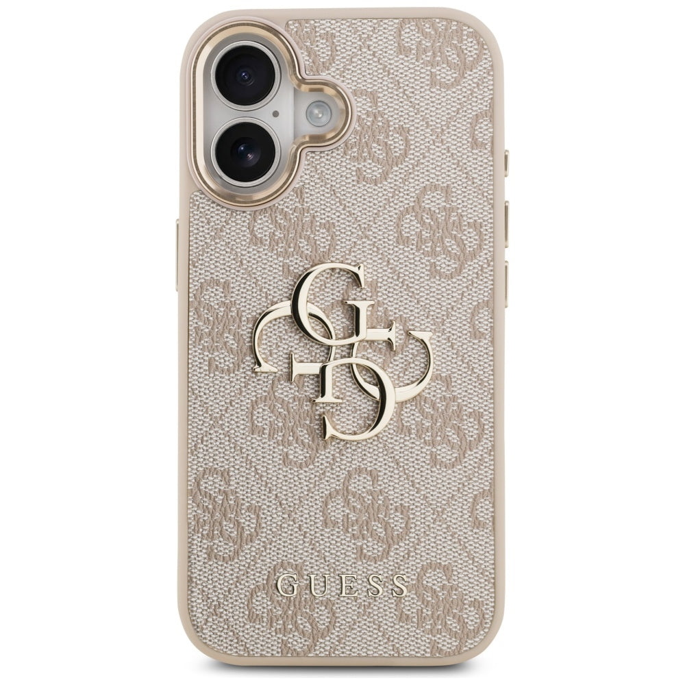 Husa pentru Apple iPhone 17, Guess, Big 4G Logo Classic, Roz Aurie
