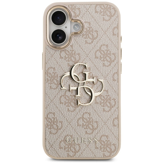 Husa pentru Apple iPhone 17, Guess, Big 4G Logo Classic, Roz Aurie