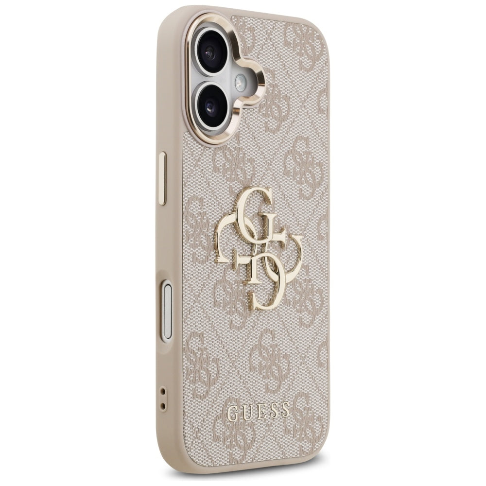 Husa pentru Apple iPhone 17, Guess, Big 4G Logo Classic, Roz Aurie
