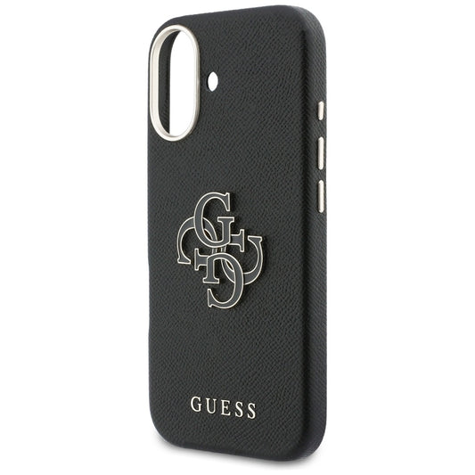 Husa pentru Apple iPhone 17, Guess, Resin Logo, Neagra