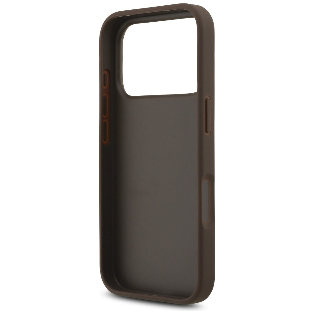 Husa pentru Apple iPhone 17 Pro, Guess, 4G Big Logo, Maro