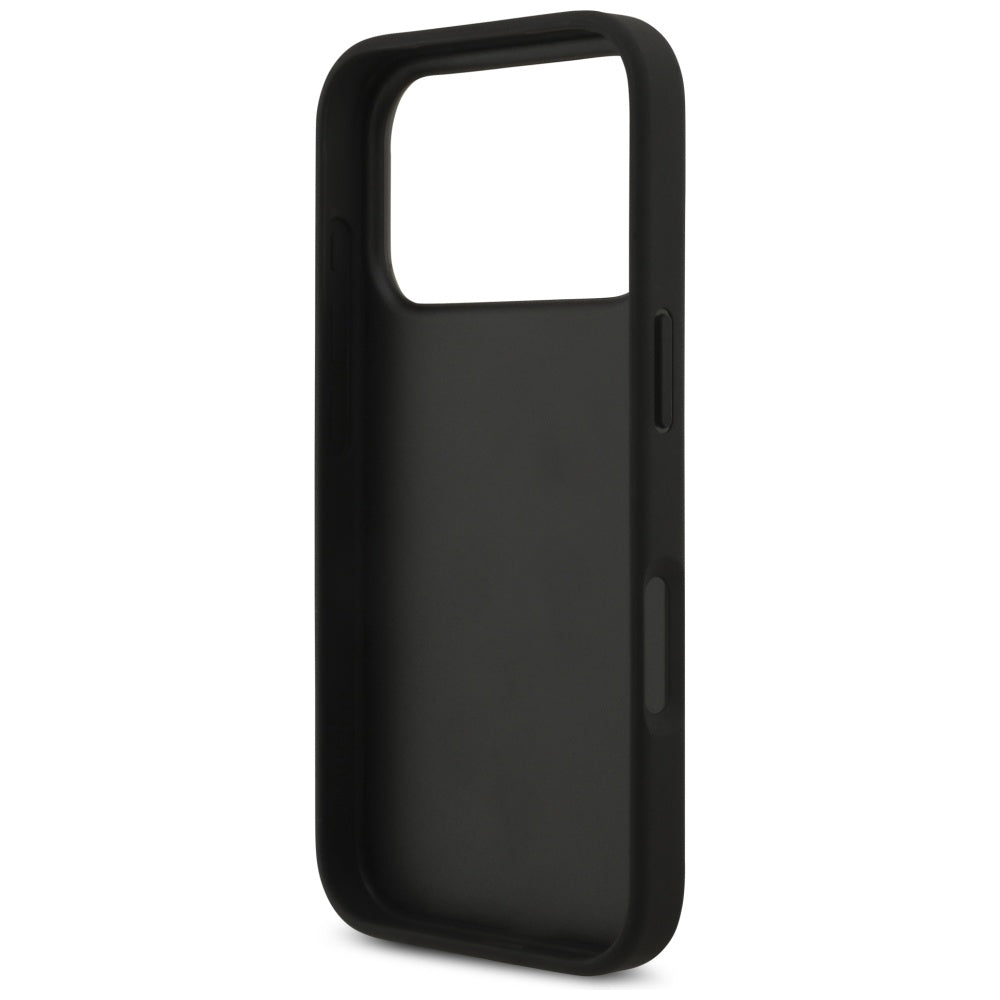 Husa pentru Apple iPhone 17 Pro, Guess, 4G Grained Big and Classic Logo, Neagra