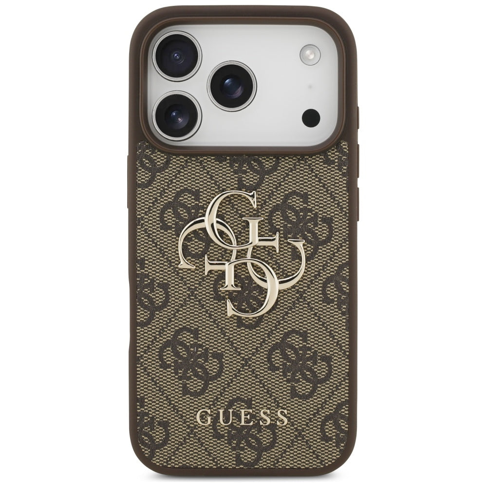 Husa pentru Apple iPhone 17 Pro Max, Guess, 4G Big Logo, Maro