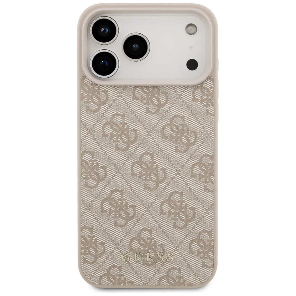 Husa pentru Apple iPhone 17 Pro Max, Guess, 4G Classic, Roz