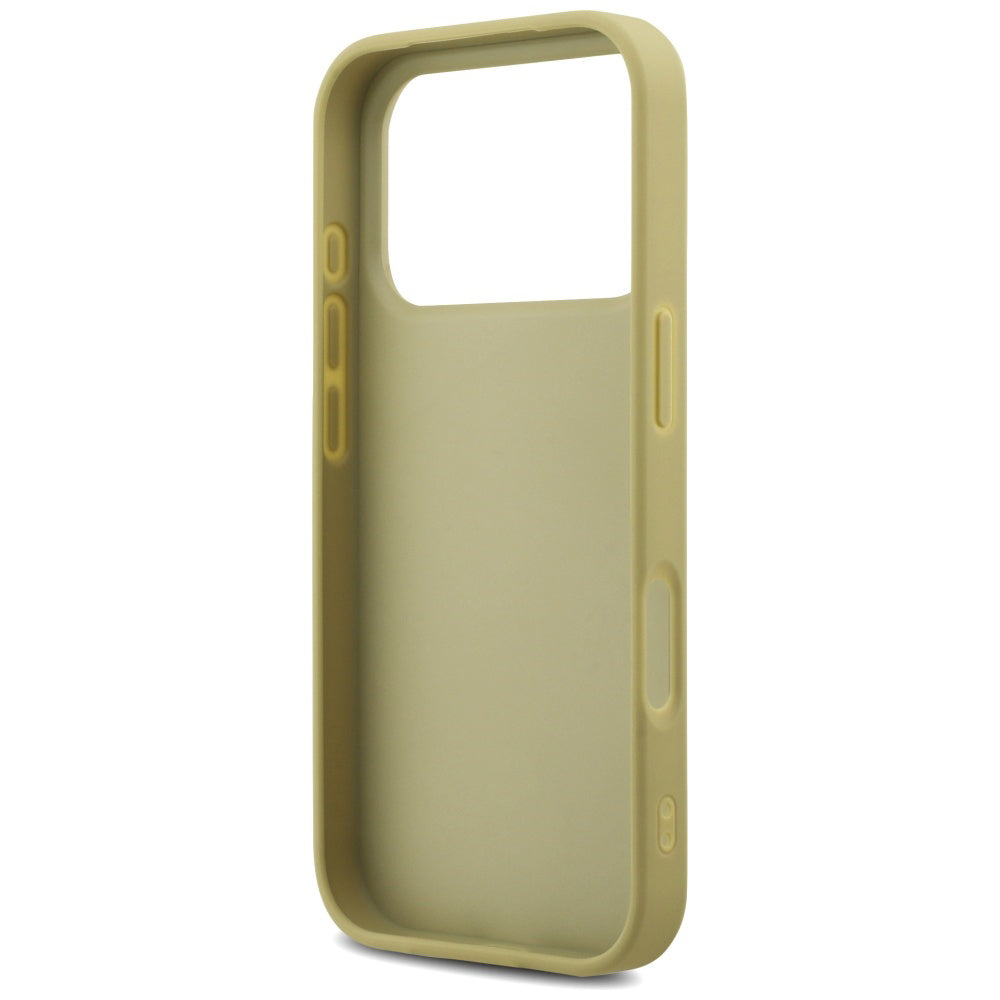 Husa pentru Apple iPhone 17 Pro Max, Guess, Fixed Glitter Big 4G, Aurie