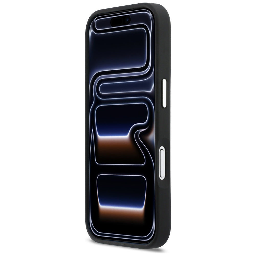 Husa pentru Apple iPhone 17 Pro Max, Karl Lagerfeld, Karl & Choupette Print with Pocket, Neagra