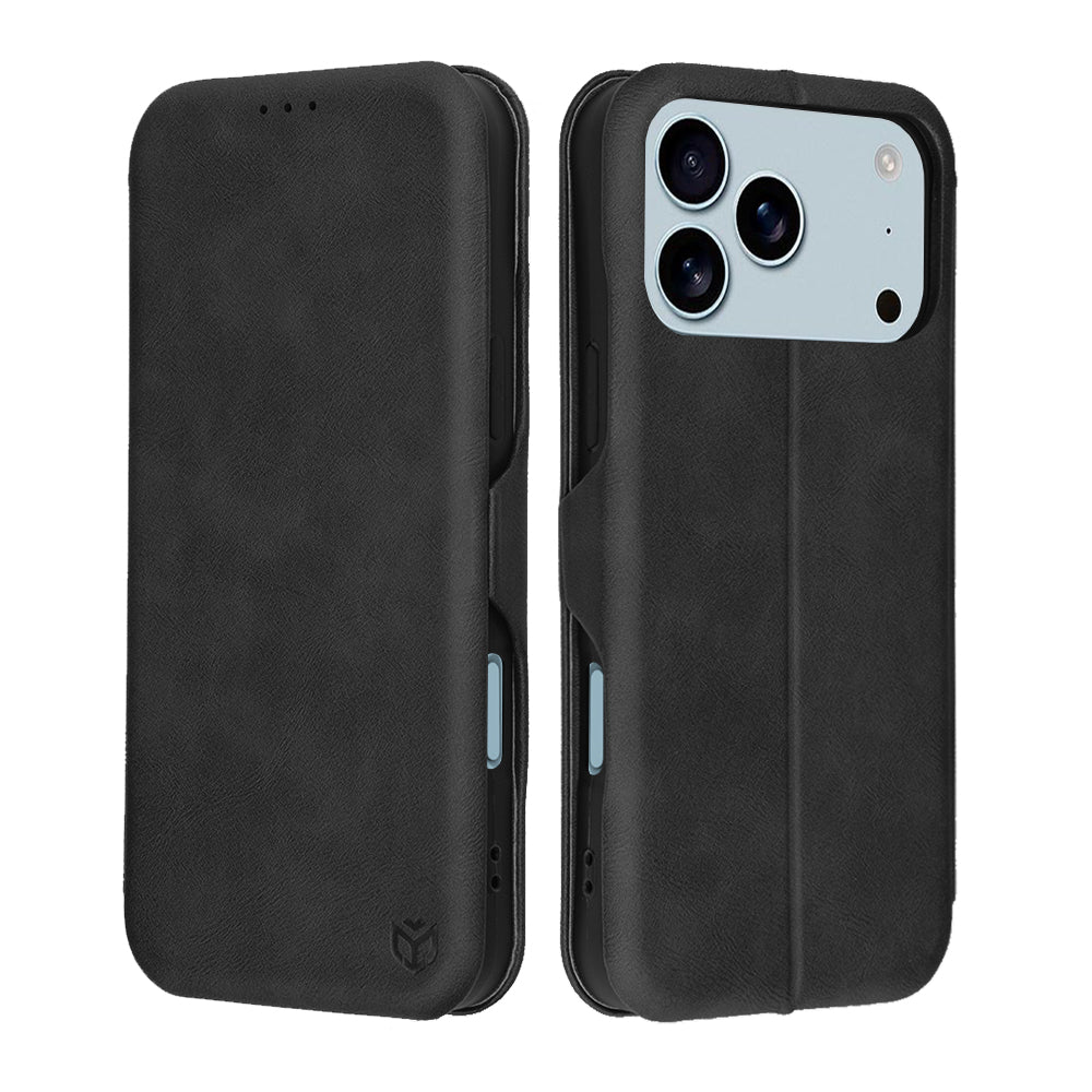 Husa pentru Apple iPhone 17 Pro Max, Techsuit, Safe Wallet Plus, Neagra