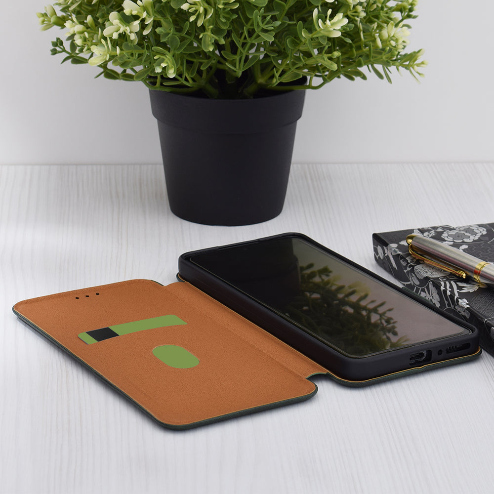 Husa pentru Apple iPhone 17 Pro Max, Techsuit, Safe Wallet Plus, Verde