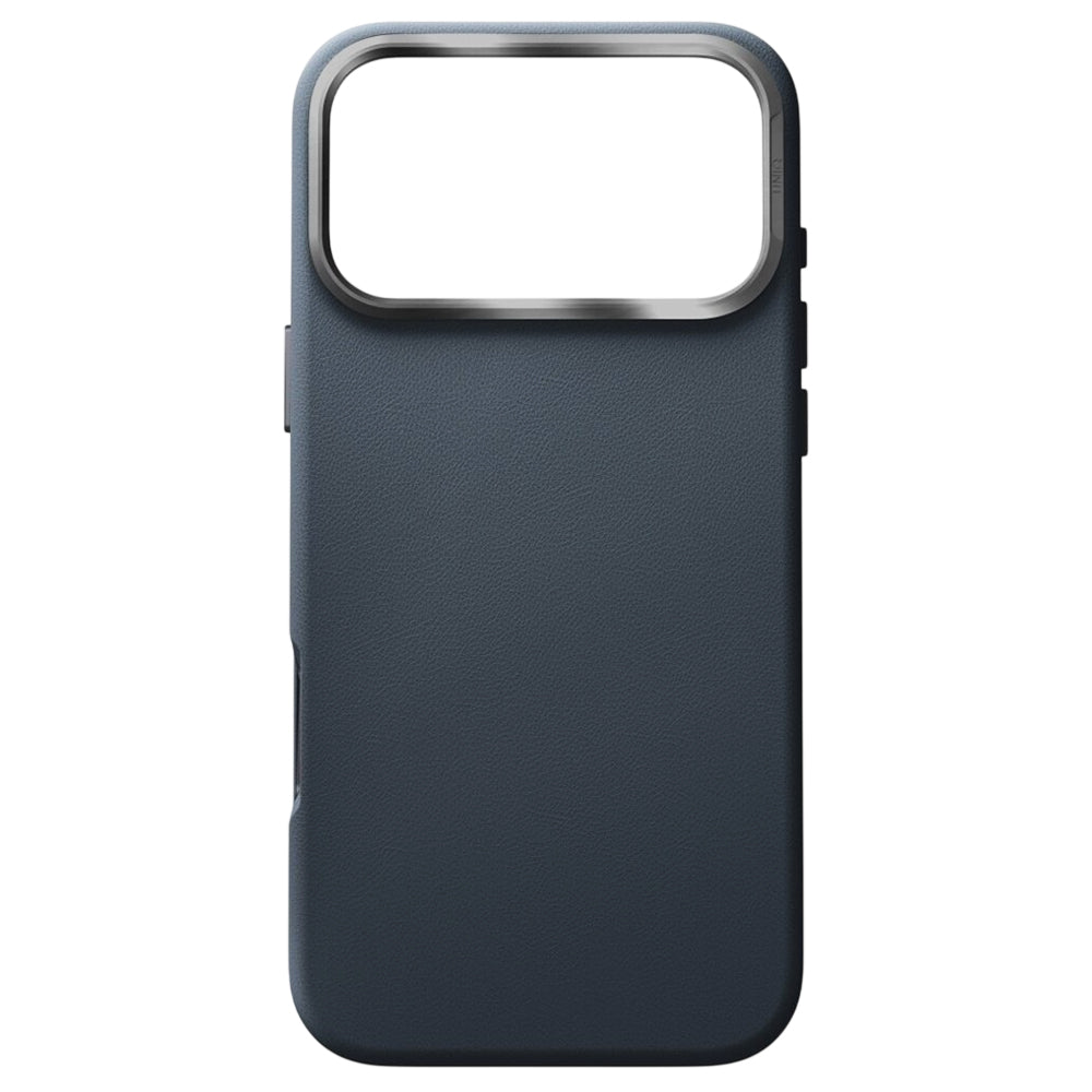 Husa pentru Apple iPhone 17 Pro Max, UNIQ, Lyden Leatherette, Albastra