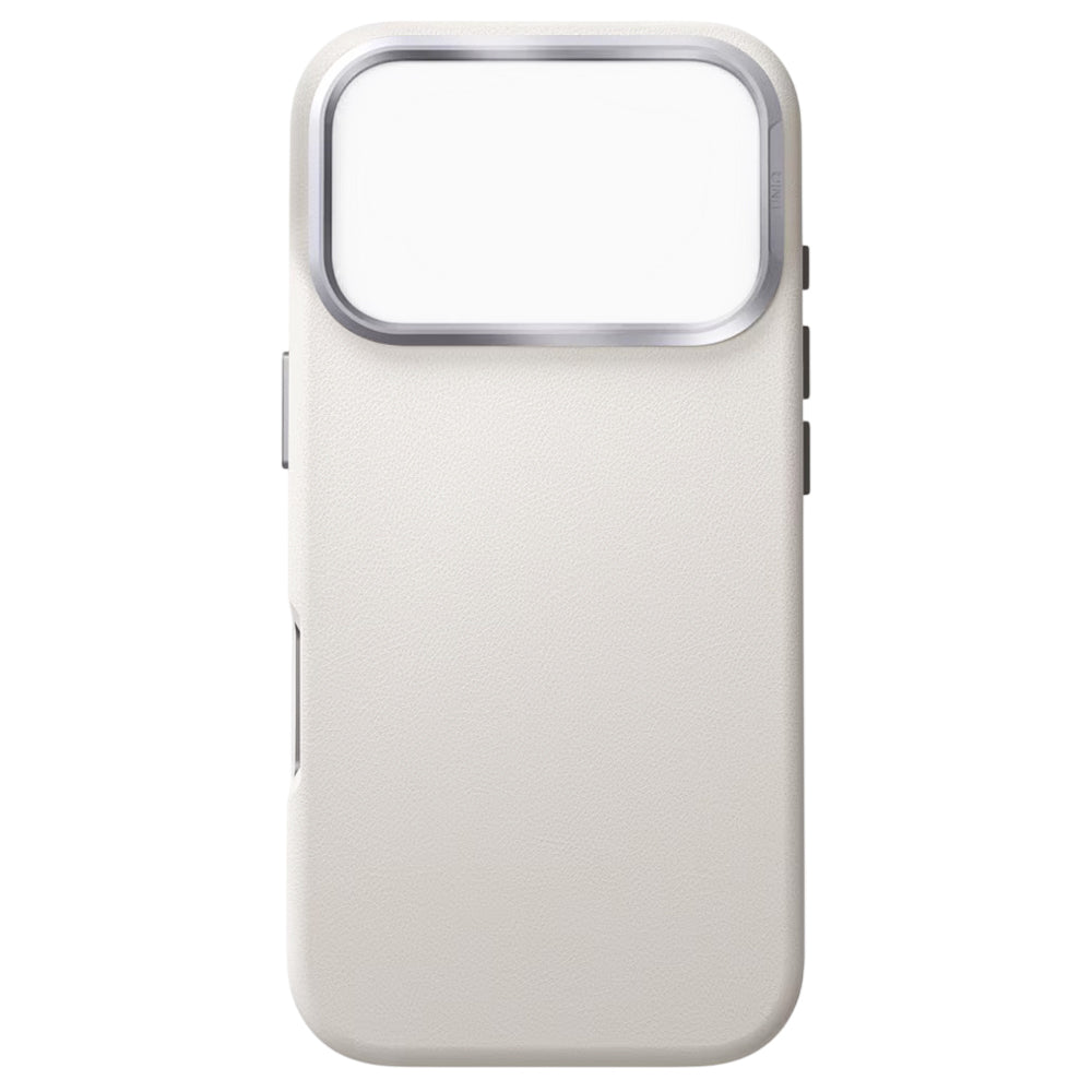 Husa pentru Apple iPhone 17 Pro Max, UNIQ, Lyden Leatherette, Gri