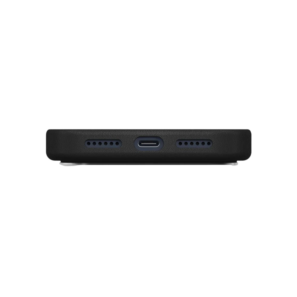 Husa pentru Apple iPhone 17 Pro Max, UNIQ, Lyden Leatherette, Neagra