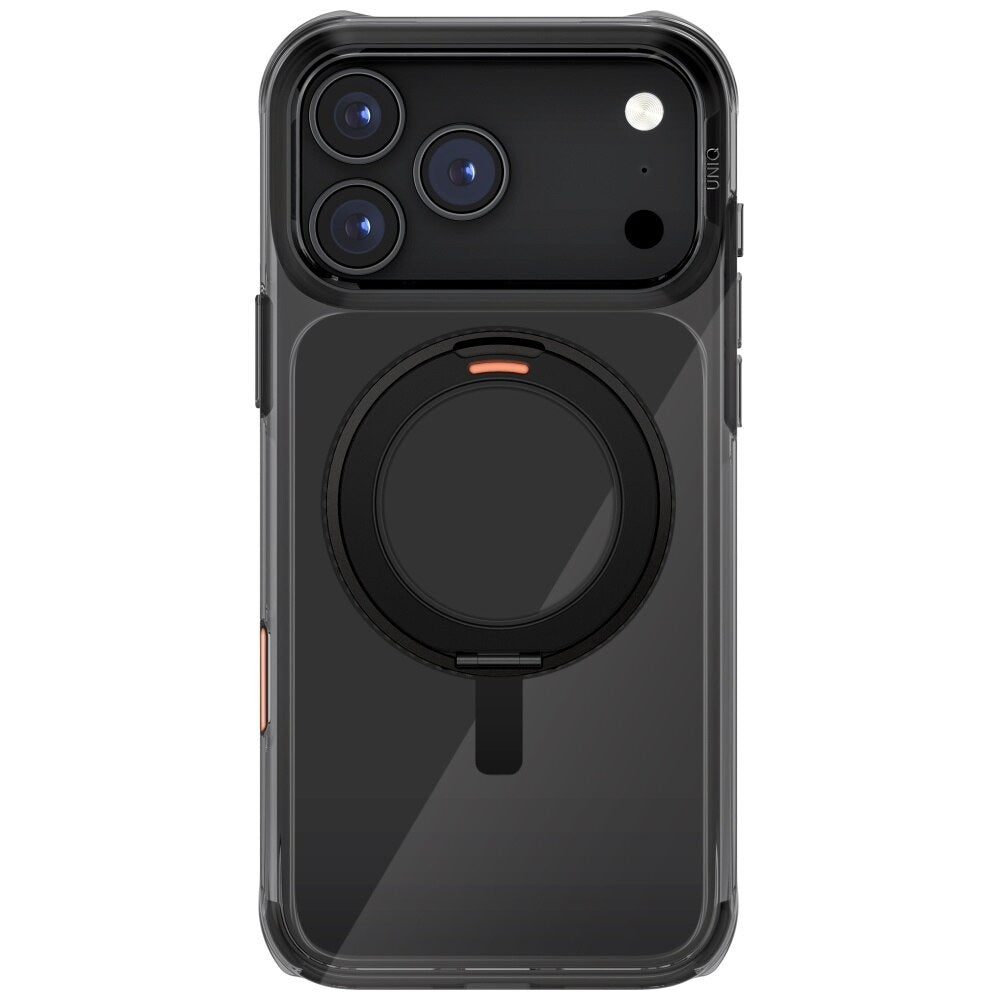 Husa pentru Apple iPhone 17 Pro Max, UNIQ, Swivix, Neagra