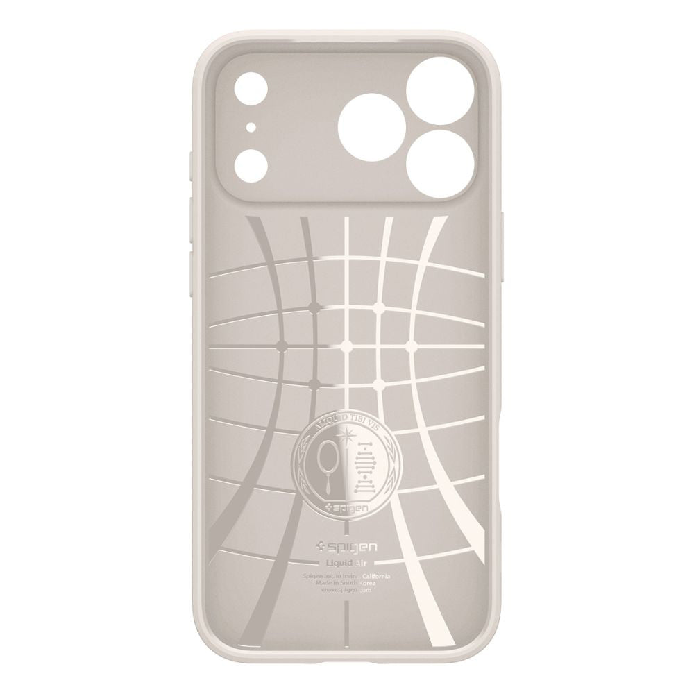 Husa pentru Apple iPhone 17 Pro, Spigen, Liquid Air, Bej