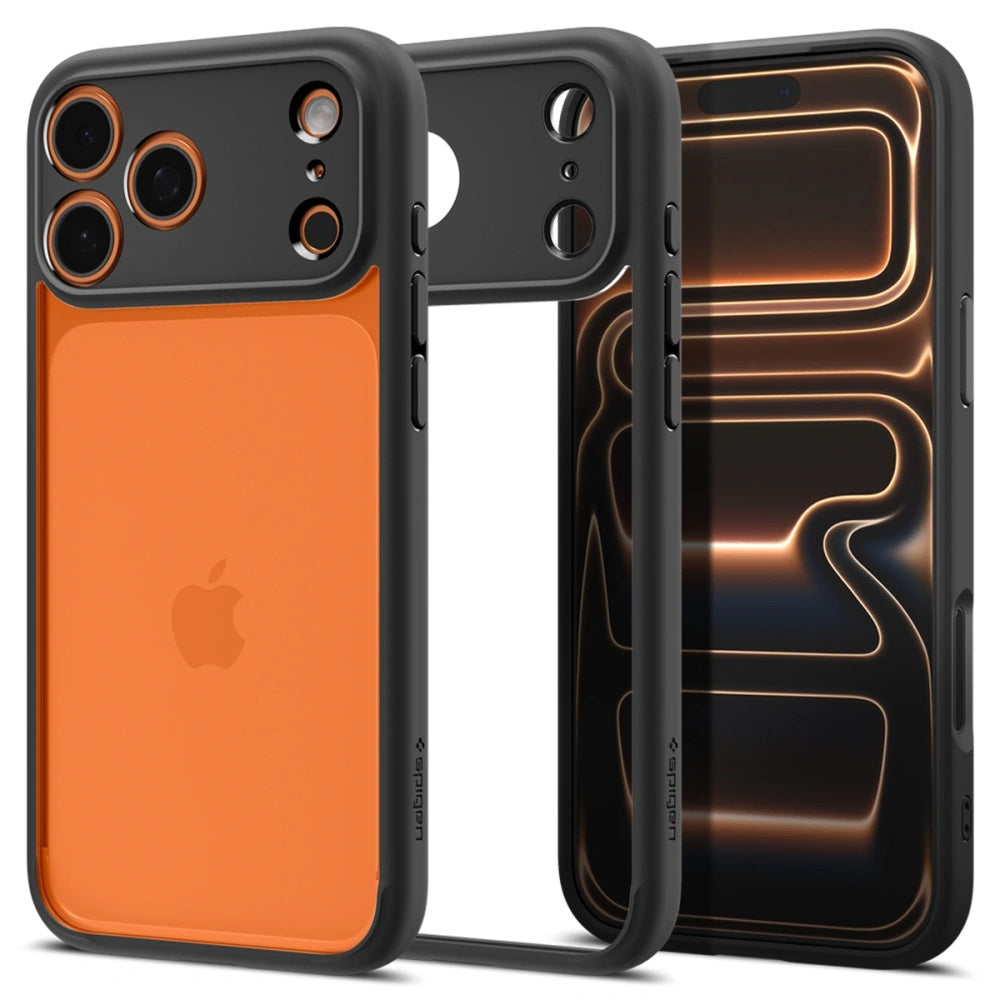 Husa pentru Apple iPhone 17 Pro, Spigen, Ultra Hybrid, Neagra Mata ACS10343