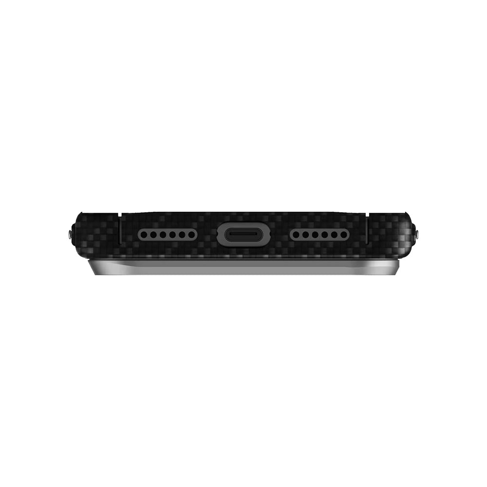 Husa MagSafe pentru Apple iPhone 17 Pro, UNIQ, Keva MagClick, Gri Inchis