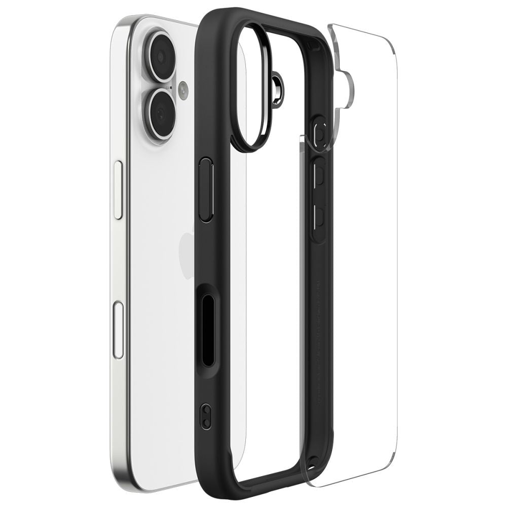 Husa pentru Apple iPhone 17, Spigen, Ultra Hybrid, Neagra Mata ACS10377