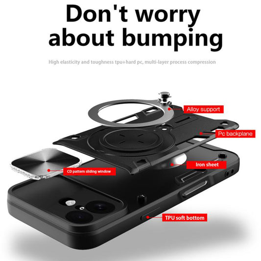 Husa pentru Apple iPhone 17, Techsuit, CamGuard Pro, Neagra