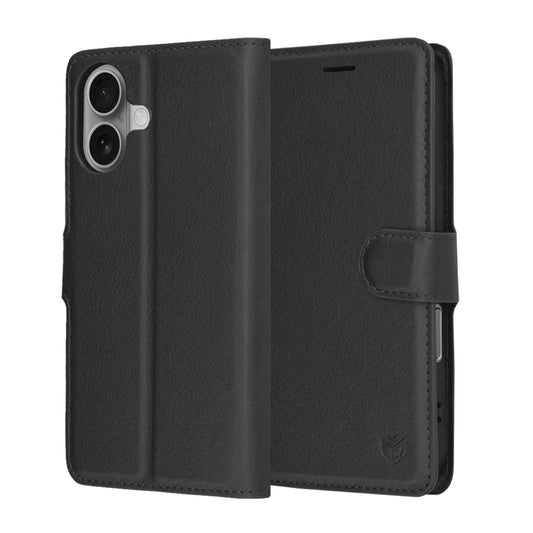 Husa pentru Apple iPhone 17, Techsuit, Leather Folio, Neagra